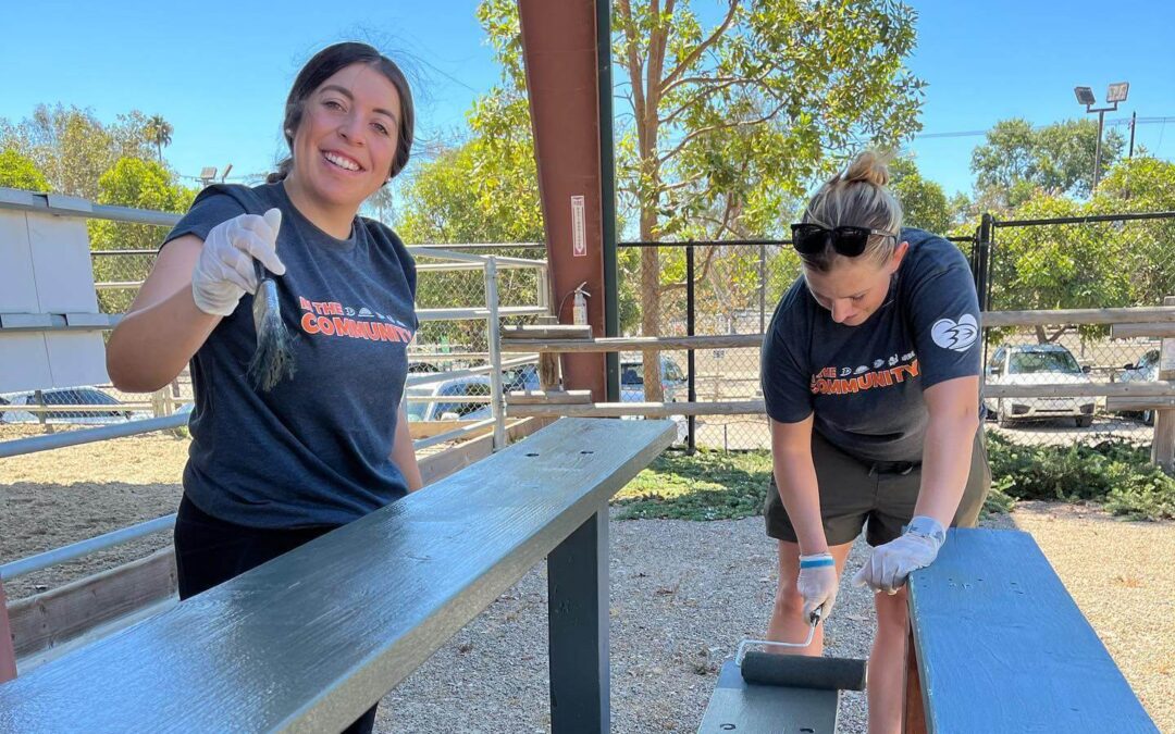 Anaheim Ducks Foundation Visits Shea