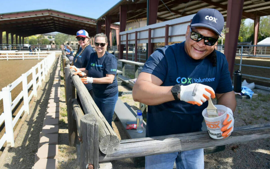 Cox Corporate Work Day at Shea