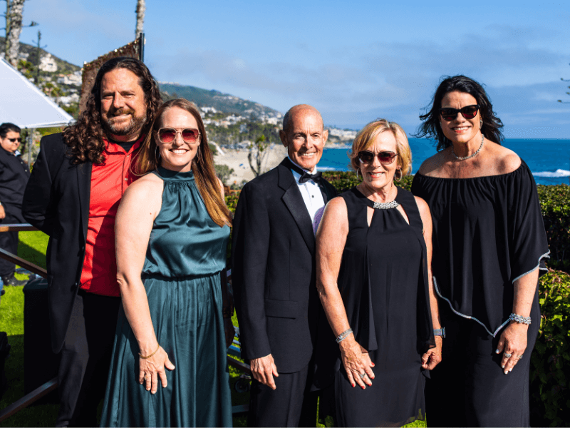 John Chapman and Healther Chapman of Unidos South County, Greg and Cheri Talbott, and Agnes Swanson, CDO.